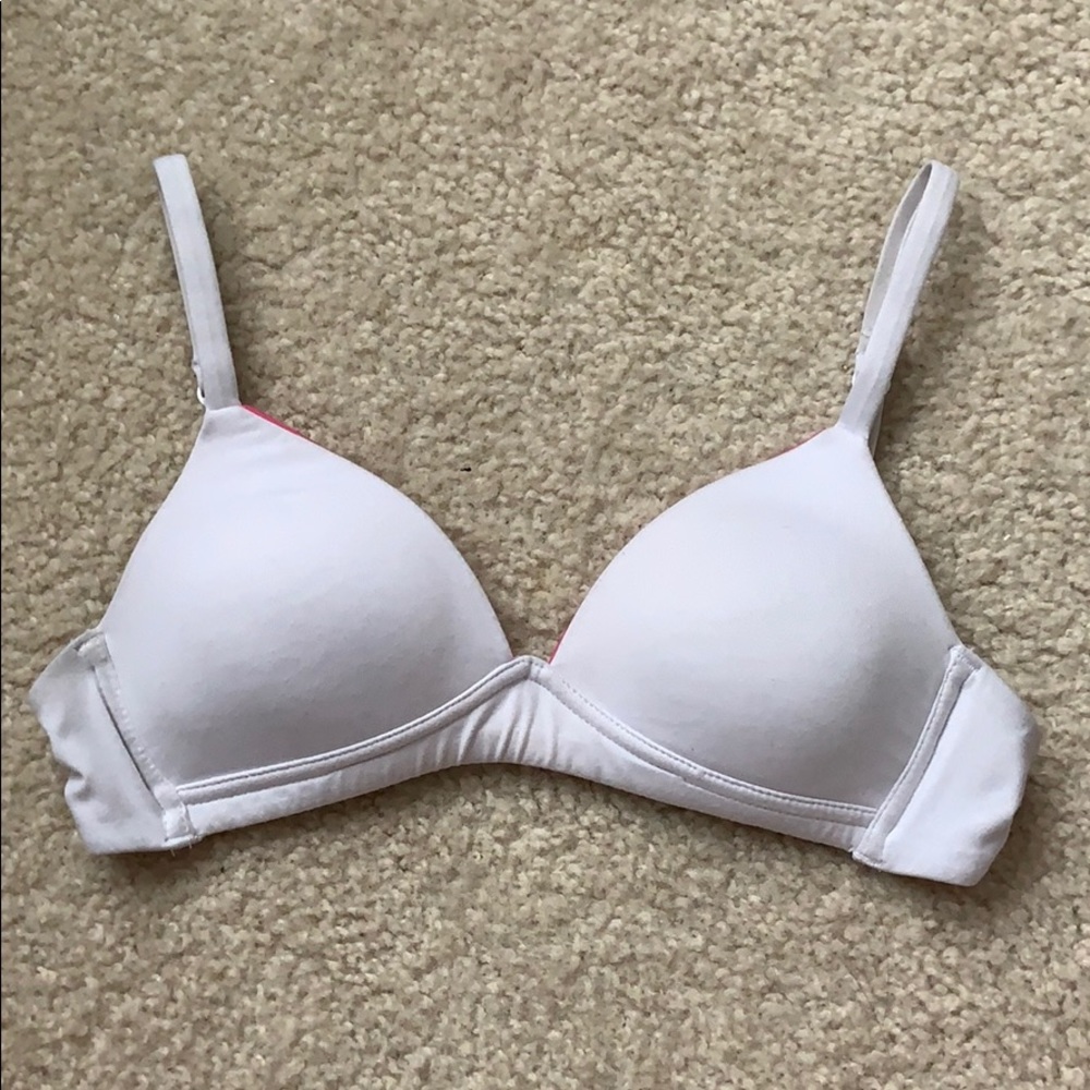 White 34A Bra